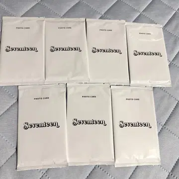 미개봉 새상품 2022 SEVENTEEN HANABI 미개봉 트레이딩 카드 7팩