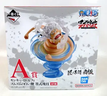 BANDAI SPIRITS 제일복권 원피스 장인의 계보 패극 A상 몽키 D 루피 고무고무의 하얀 채찍 묵식괴기