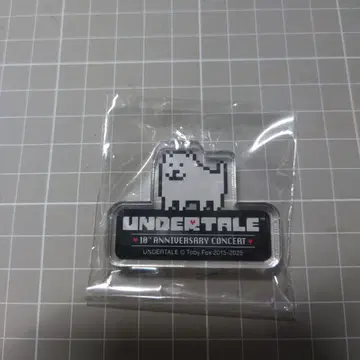 UNDERTALE 10주년 콘서트 귀찮은 개 아크릴 블록