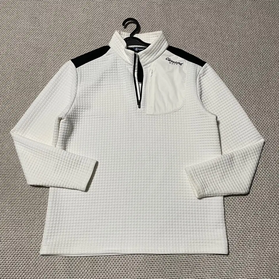 2XL 클리블랜드 골프 반집업 긴팔티 B.7576