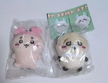 치이카와 (먼작귀) 앉아 봉제 인형 2 헌책방 (게와 랏코) 2점 세트
