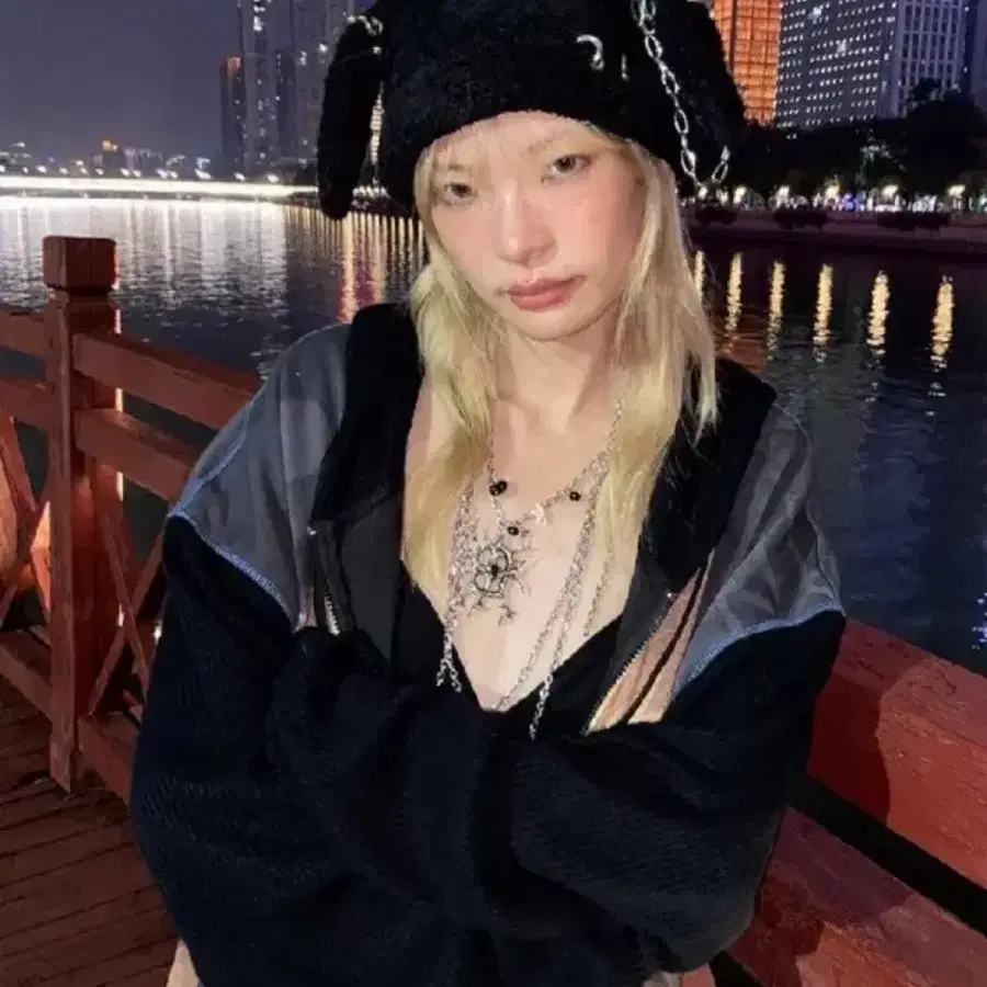 씨피어스 토끼비니 블랙