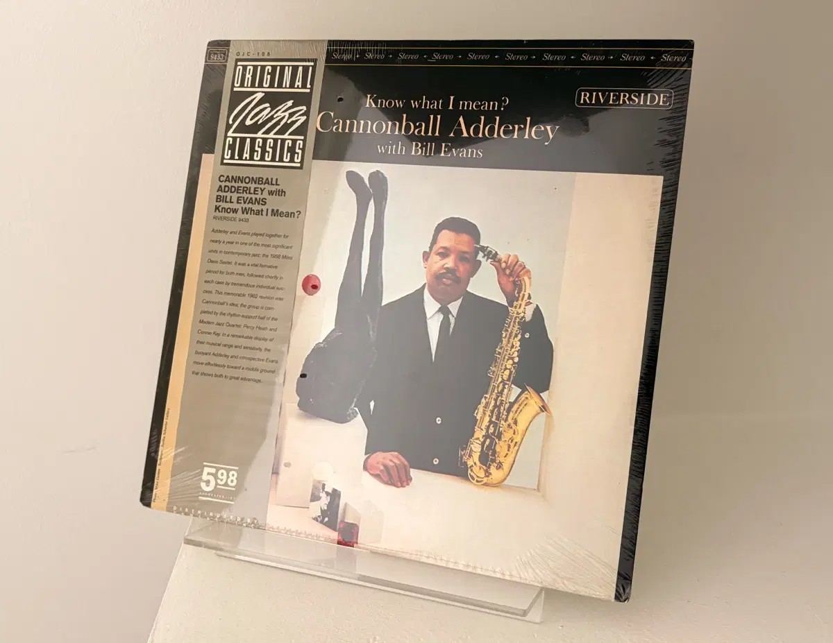 미개봉 재즈명반 OJC105 1984 미국반 캐논볼애덜리 빌에반스 Bill Evans LP 레코드