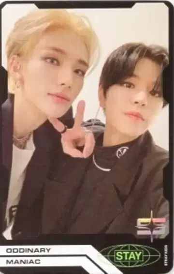 StrayKids ODDINARY 현진/승민 트레이딩 카드 유닛 블랙