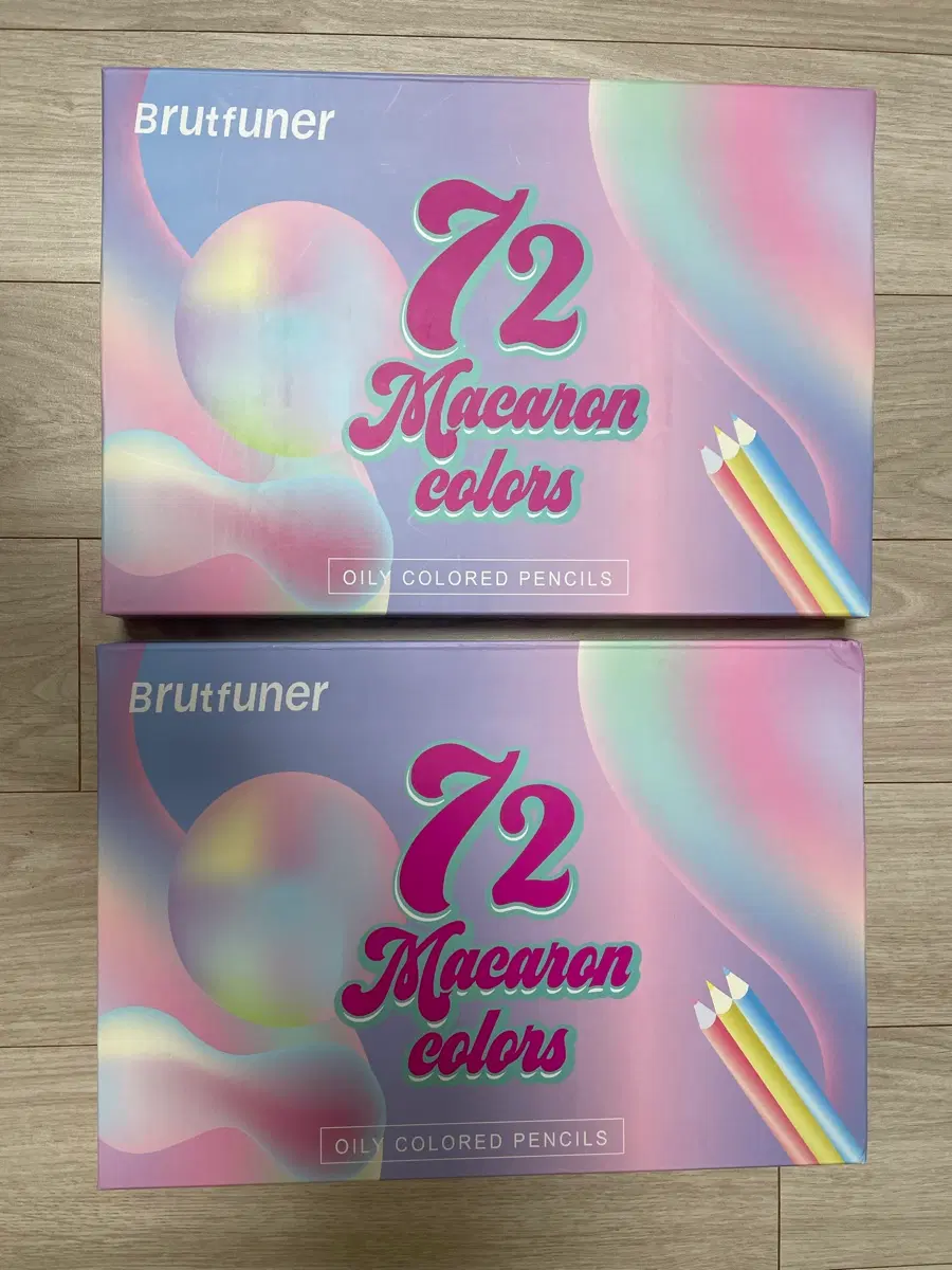 브루퓨너 마카롱 색연필 72색 2세트