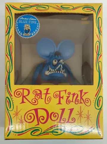 MOON OF JAPAN RATFINK FEVER RATFINK DOLL BLUE/RED