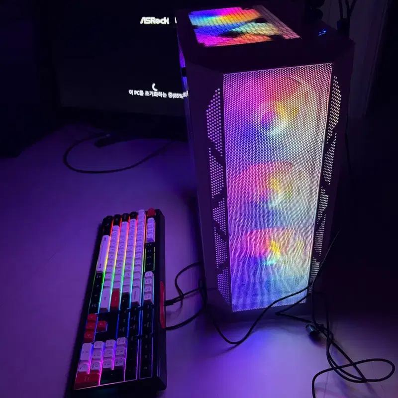급처_사양 업 !!!!) RTX 3070 / 32G RAM 고사양 게이밍 PC 풀셋(+32인치 삼성 커브드 포함)