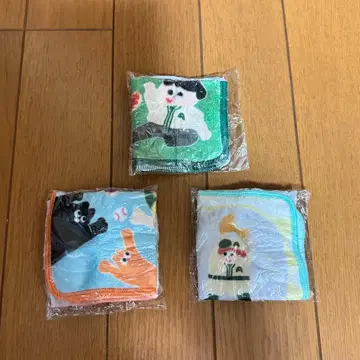 [ 즉시 구매 가능 ] 아이묭 가챠가챠 충실 콩 타월 3개 세트