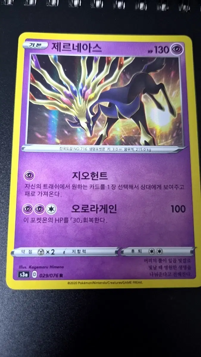 포켓몬카드 제르네아스