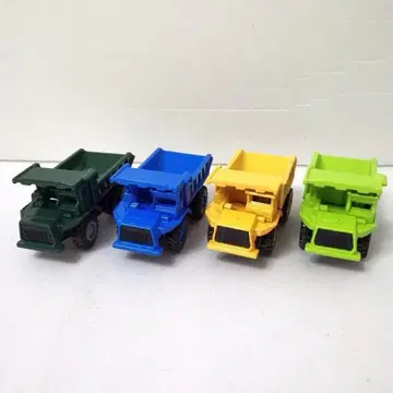 토미카 덤프트럭 4대 세트 (일본제 포함) OFF ROAD DUMP