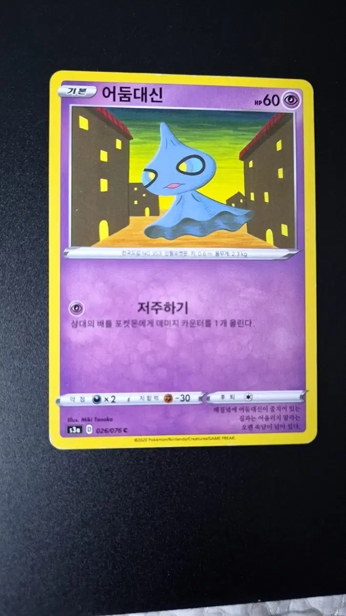 포켓몬 카드 어둠대신
