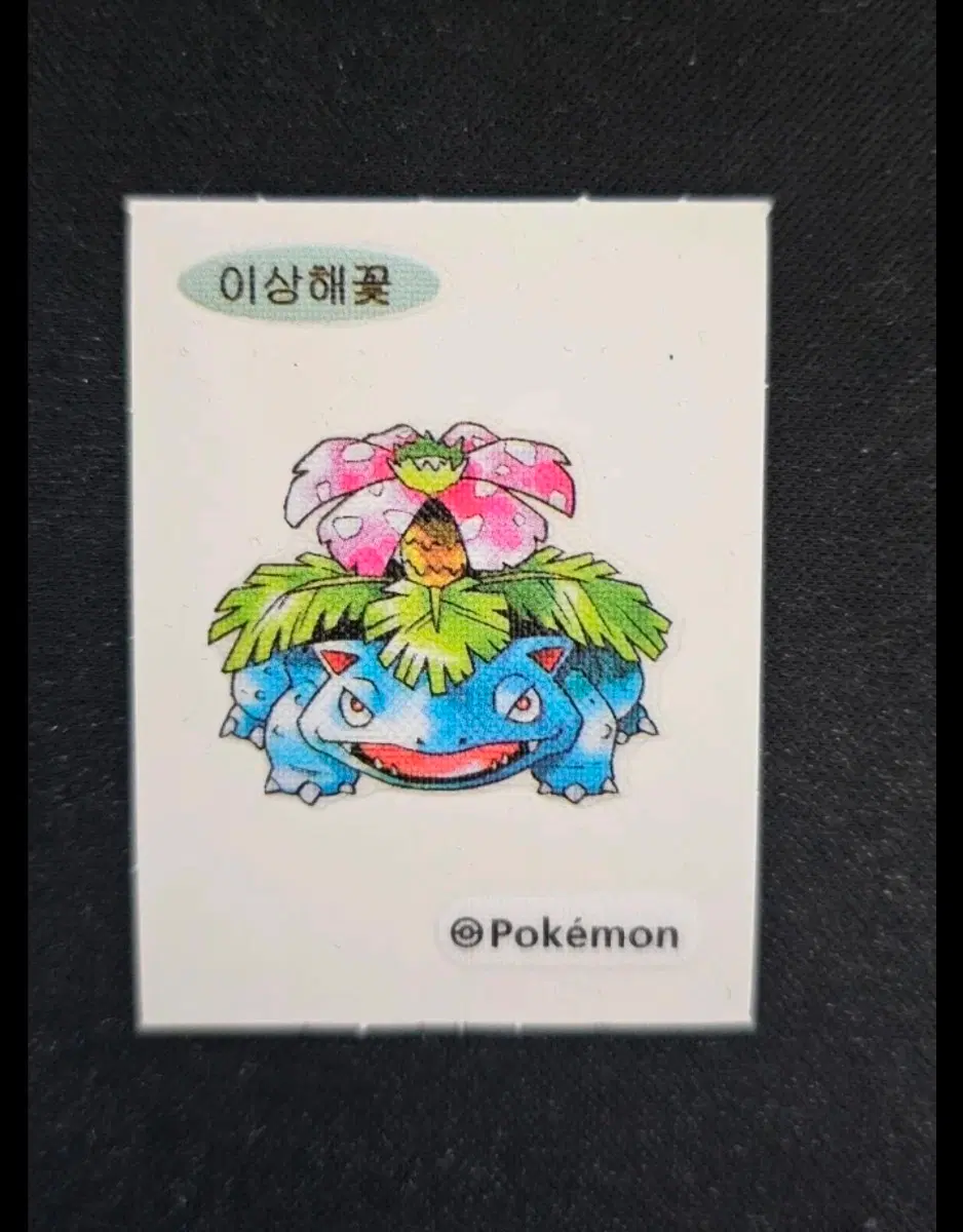 포켓몬스터 이상해꽃 띠부씰(다른시즌교환0)
