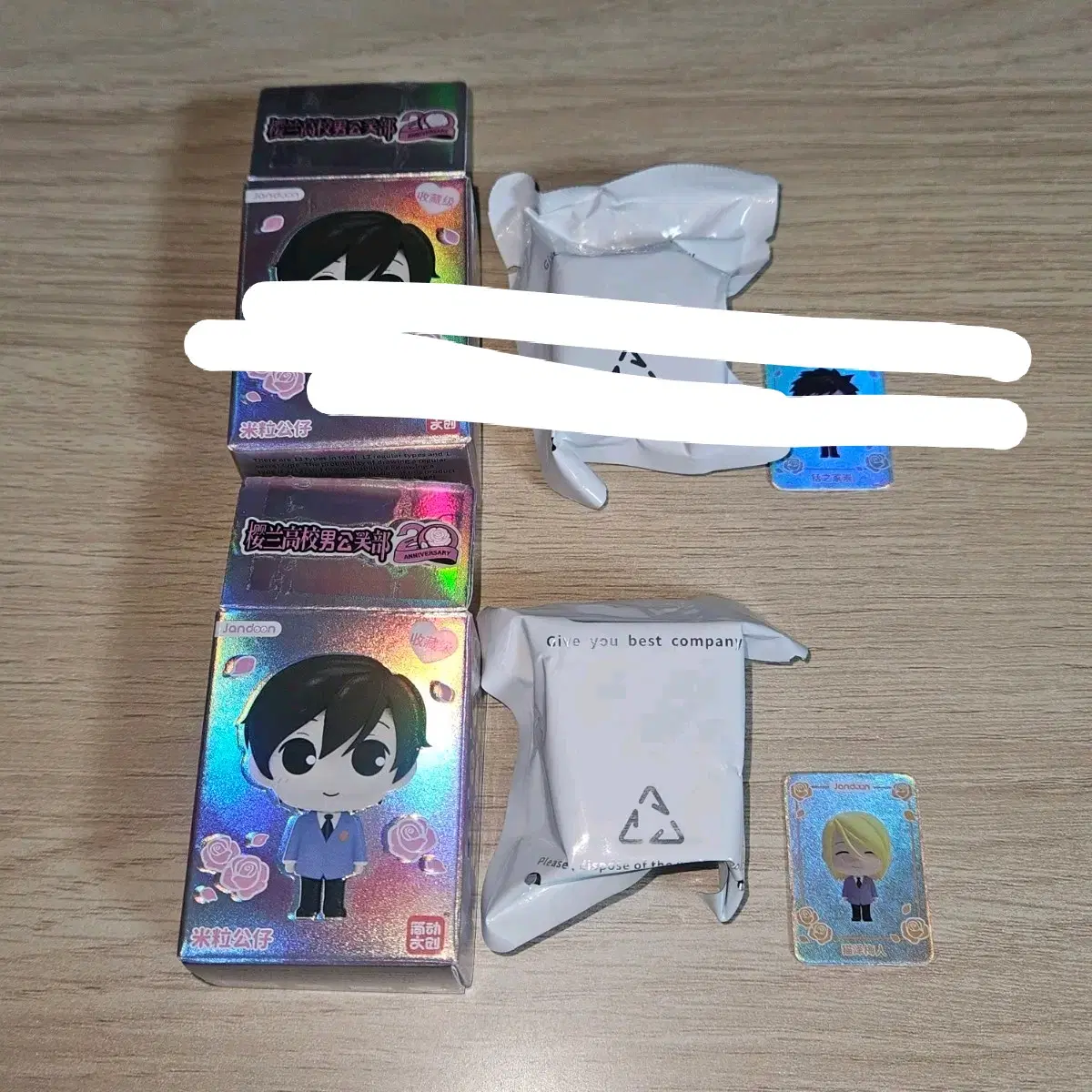 오란고교 쌀알 피규어