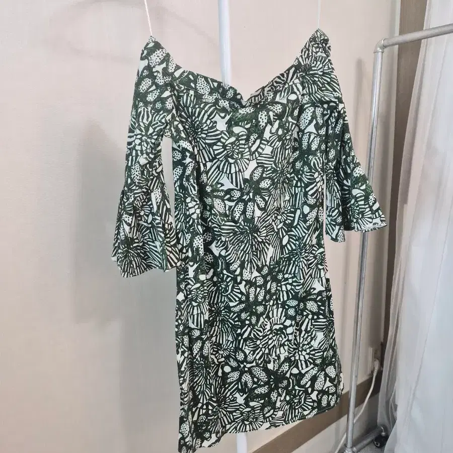 원피스 오프숄더 H&M