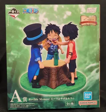 BANDAI SPIRITS 제일복권 원피스 드라마틱 메모리즈 A상 에이스&사보&루피 Revible Moment