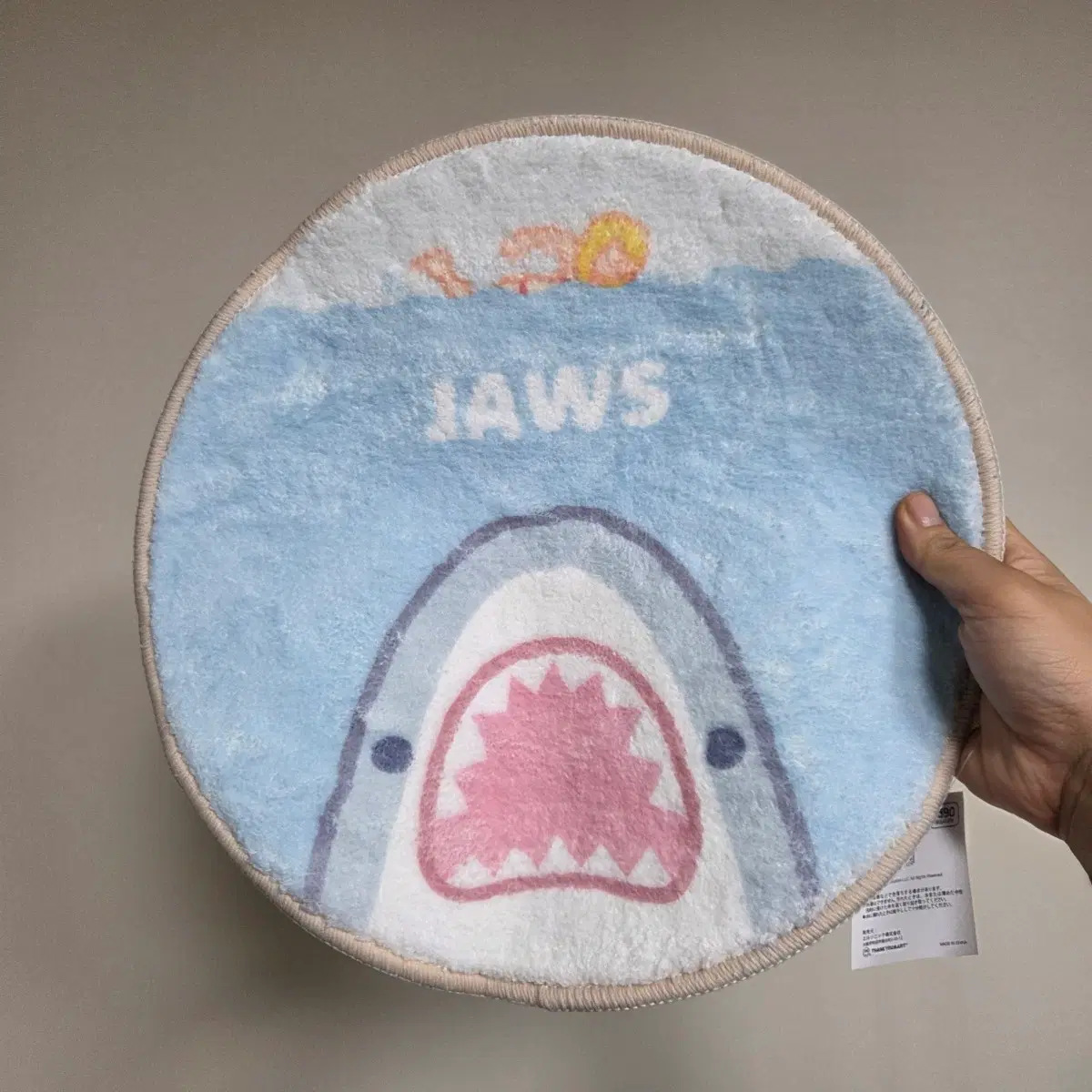 빈티지 토이 캐릭터 굿즈 고전 만화 피규어 인형 레트로 장난감 무서운 상어 죠스 jaws 매트