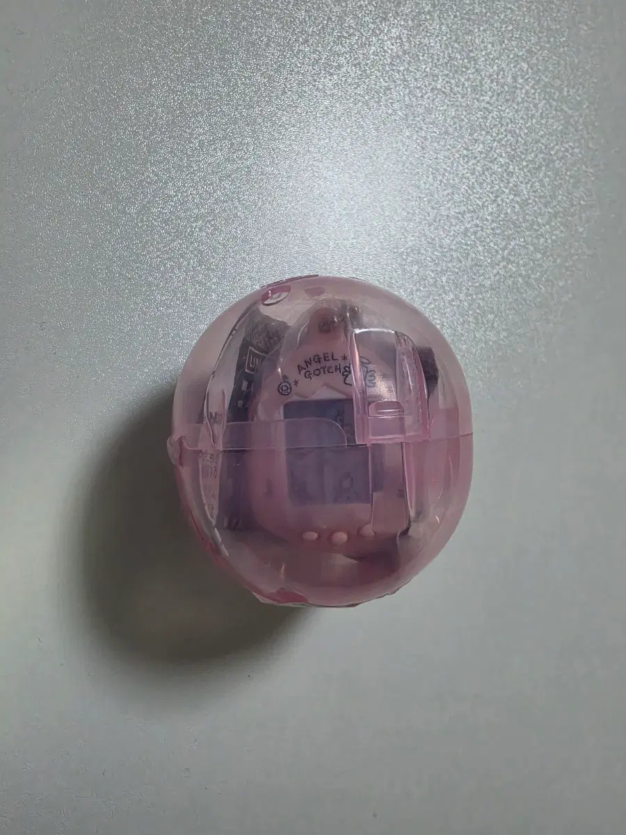 다마고치 샤카샤카 키링 가챠 _ 텐시치 쿠리텐 펄 핑크