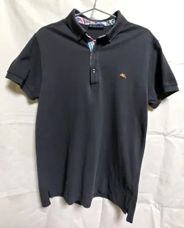 ETRO 에트로 피케 셔츠 흑먹색
