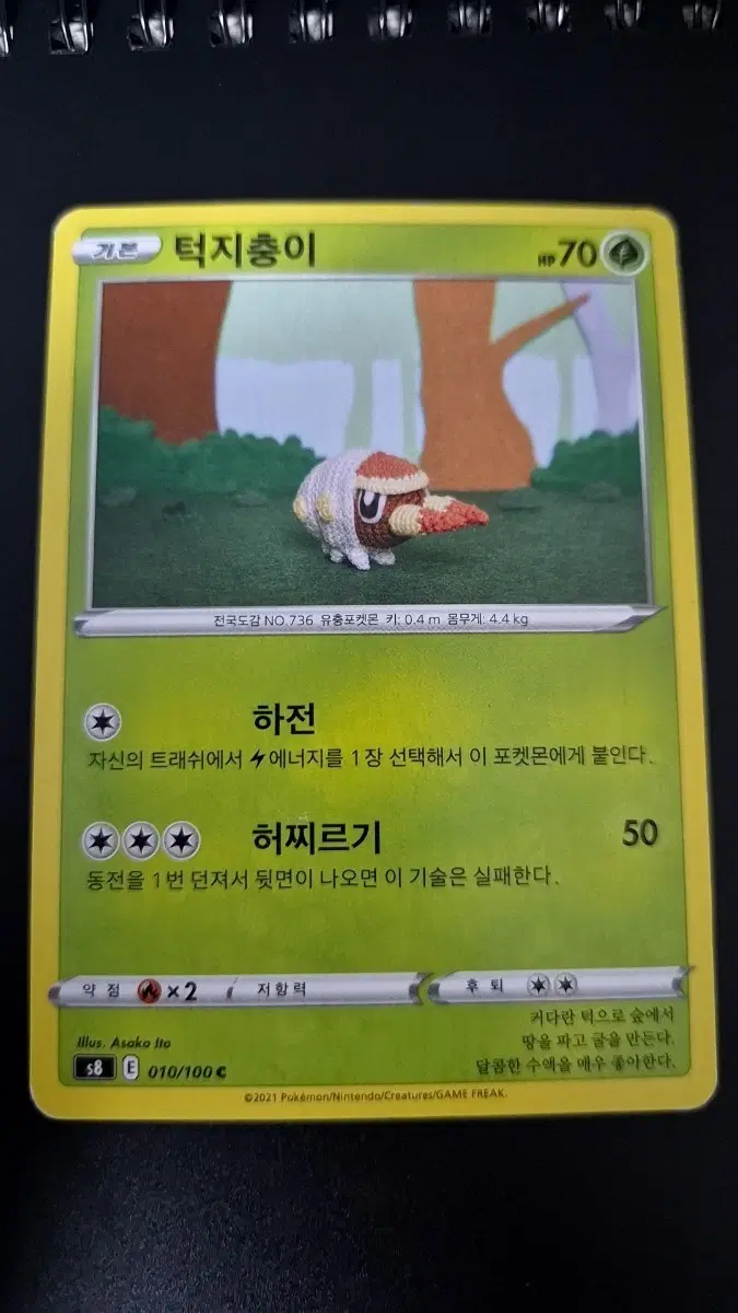 포켓몬 카드 턱지충이