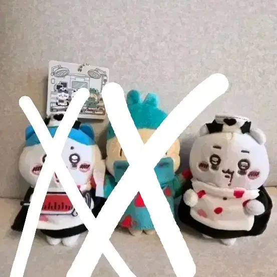 새상품) 먼작귀 치이카와 할로윈 병원 키링 피규어 인형 하치와레 우사기 쿠리만쥬 모몽가 랏코