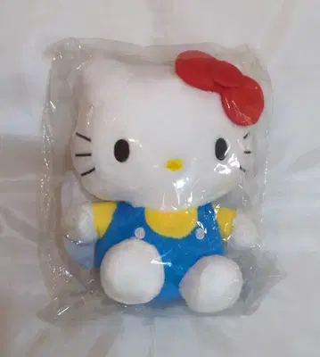 산리오 x 후코쿠 생명 헬로키티 봉제 인형 20cm 2016년