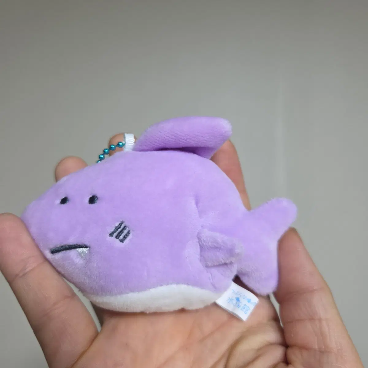 츠부라나 히토미노 도부츠엔 눈알 인형 키링 스트랩 열쇠고리 상어