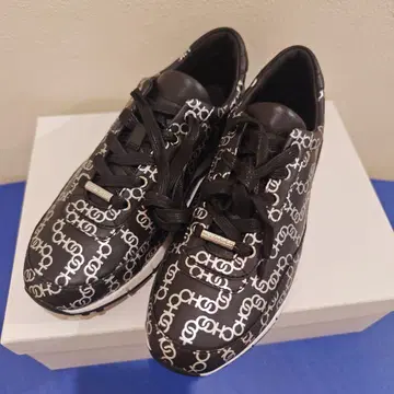 [JIMMY CHOO] 스니커즈/블랙/실버/36 새상품