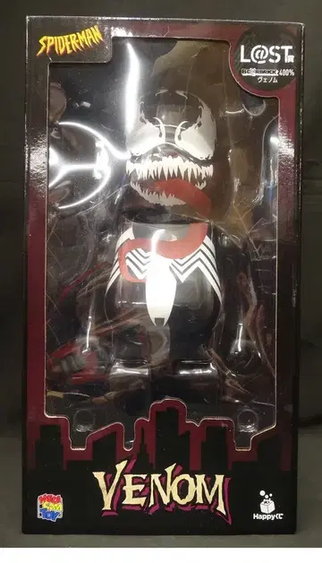 써니 사이드 업 Happy 복권 BE@RBRICK MARVEL SPIDER-MAN L@ST상 베놈 BE@RBRICK 400%