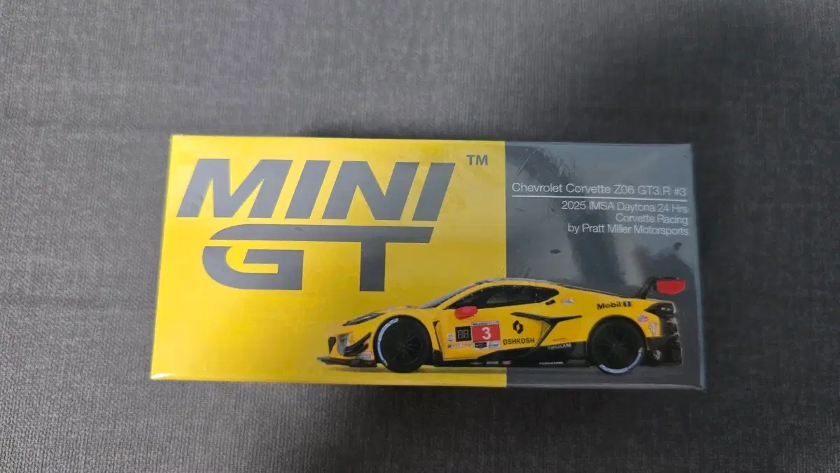 미니지티 1168 쉐보레 콜벳 Z06 GT3.R #3 2025 데이토나 24시 레이싱