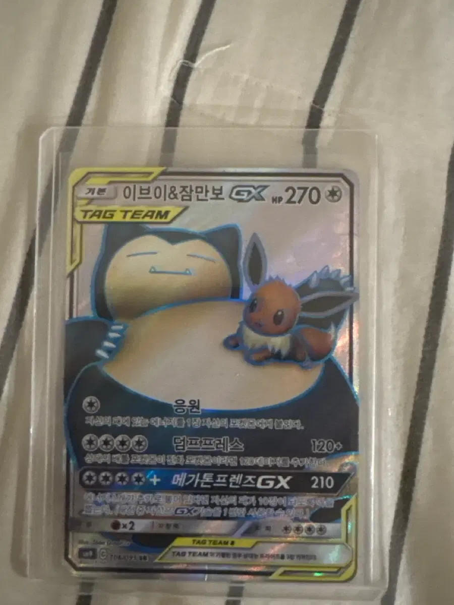 이브이&잠만보 GX 태그팀 sr