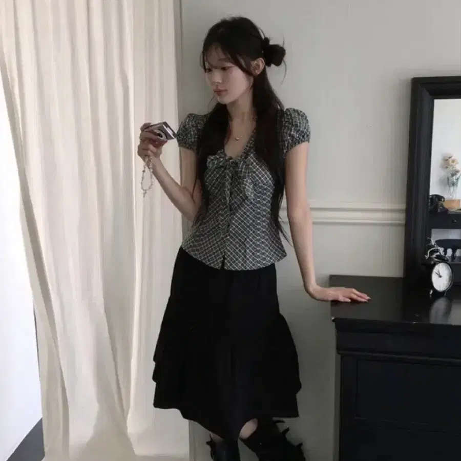 에이블리 프릴 스커트