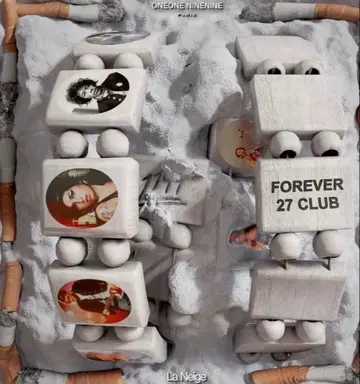 Bazo1199 Forever 27club 팔찌 화이트