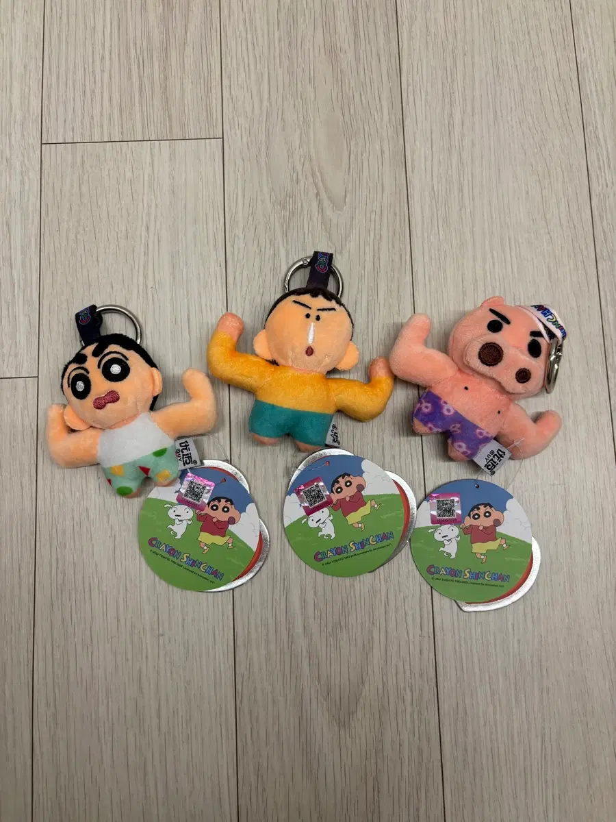 새상품 짱구 근육맨 인형키링
