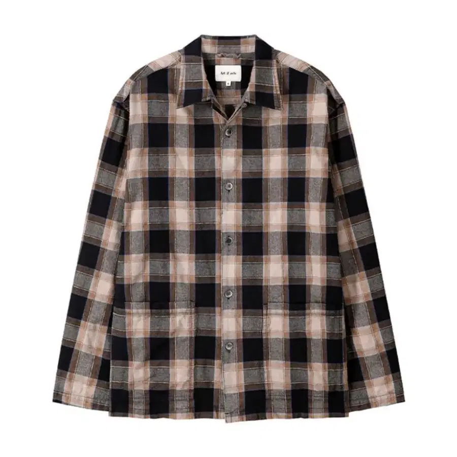 [XL] 아트이츠액츠 Oriental Check Two Pocket Jacket_Seaside