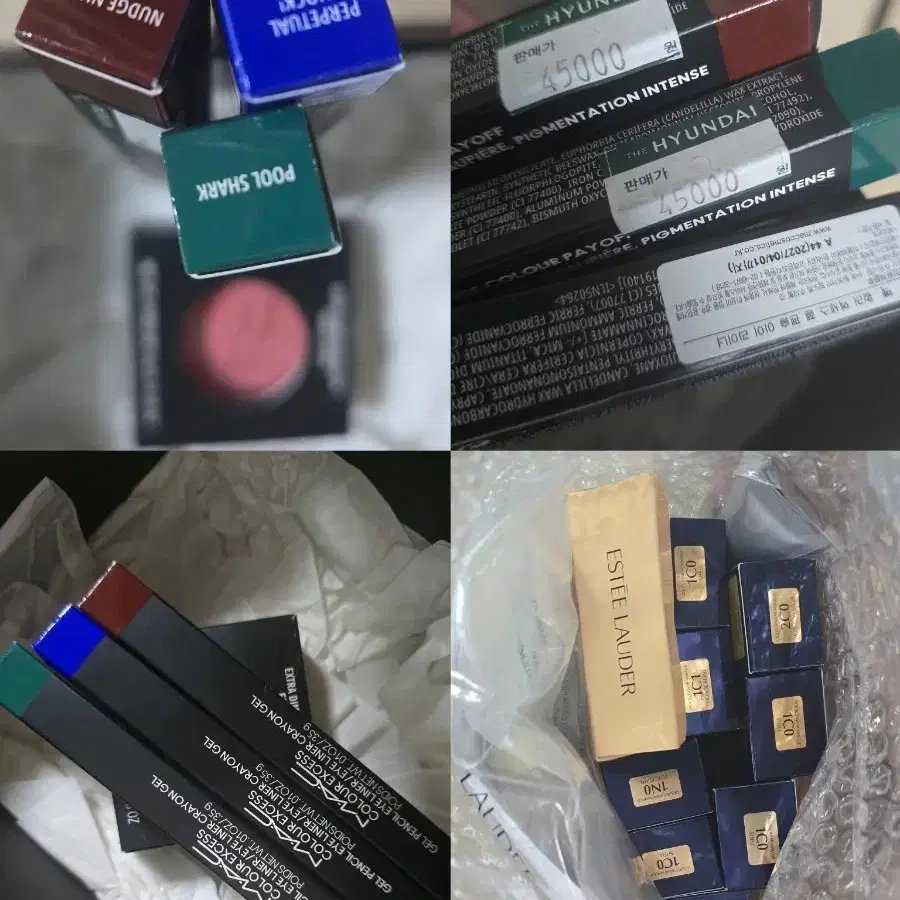 미개봉새상품)맥 젤 펜슬 아이라이너 3종 (풀샤크, 퍼페츄얼 쇼크, 너지잉크).더블웨어구버전(시코르.현대백화점용 국내판정품)