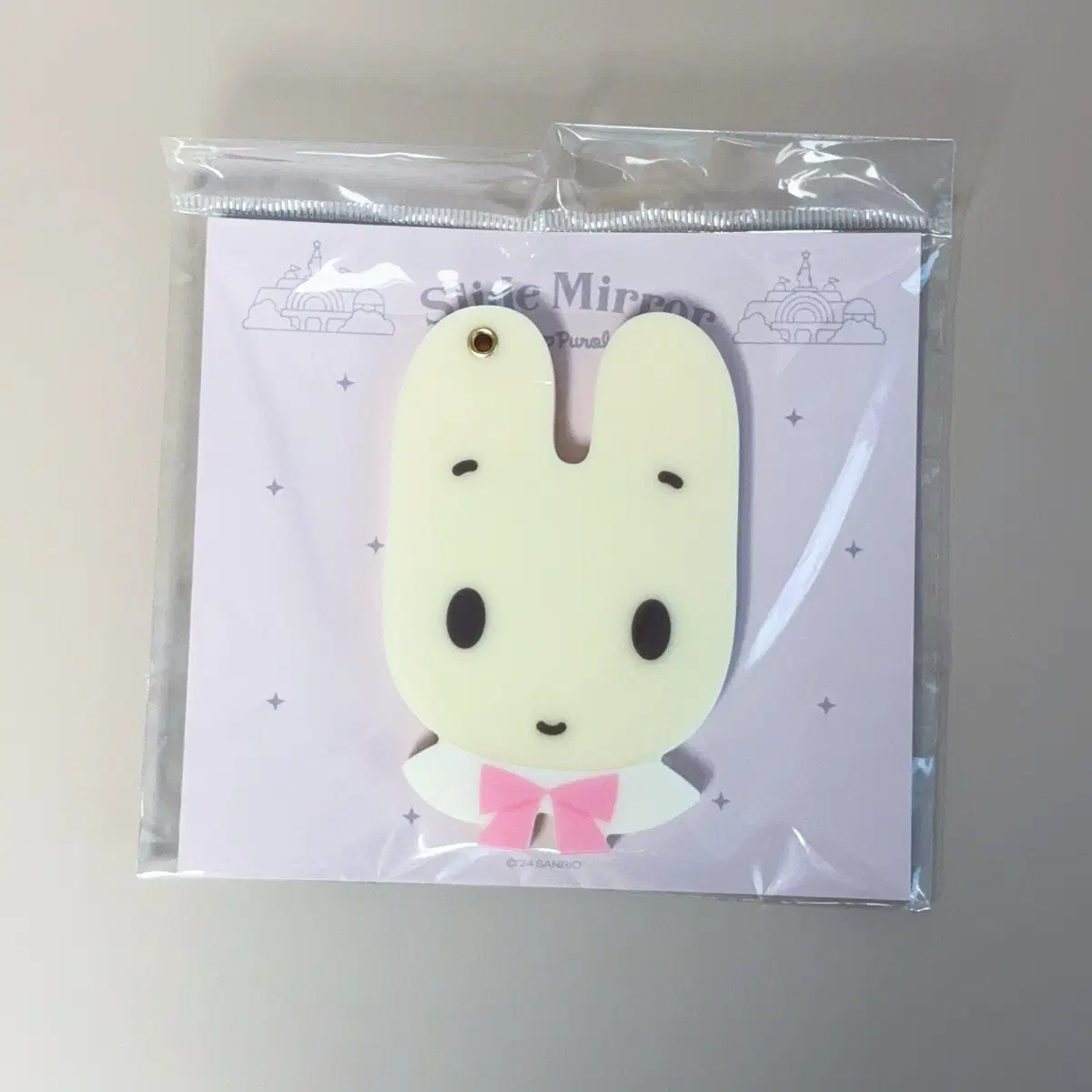 산리오 퓨로랜드 한정 마롱크림 슬라이드 거울