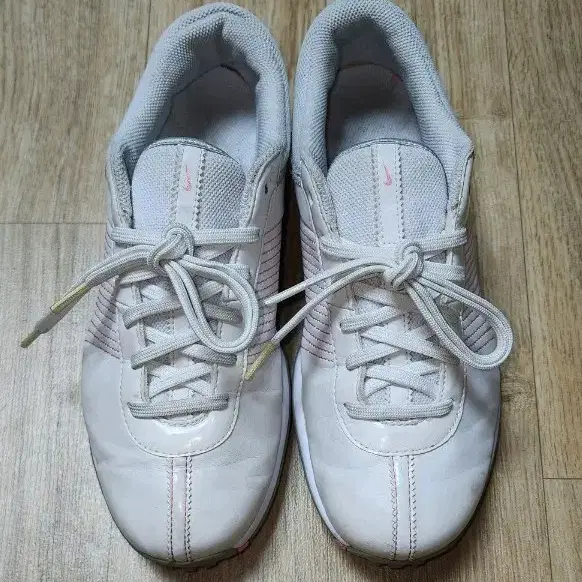 나이키 여성 천연가죽 골프화 화이트 핑크-(230)
