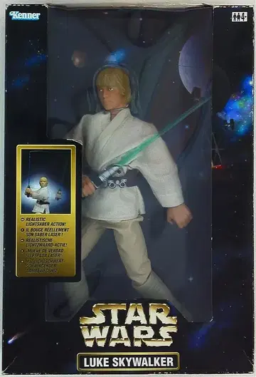 KENNER 12인치 피규어 루크 스카이워커 (사실적인 광선검 액션)