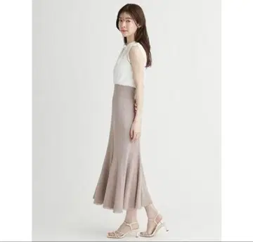 CELFORD 시어 콤비 보타이 니트 원피스 OWHT/36 사이즈