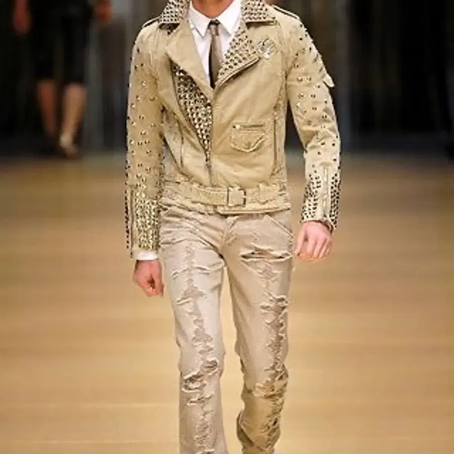 D&G 2008 S/S Studded Denim Jacket