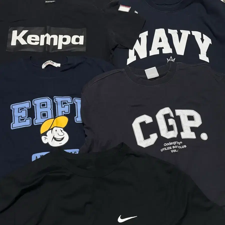 나이키,코드그라피,이벳필드,킴파,navy 반팔