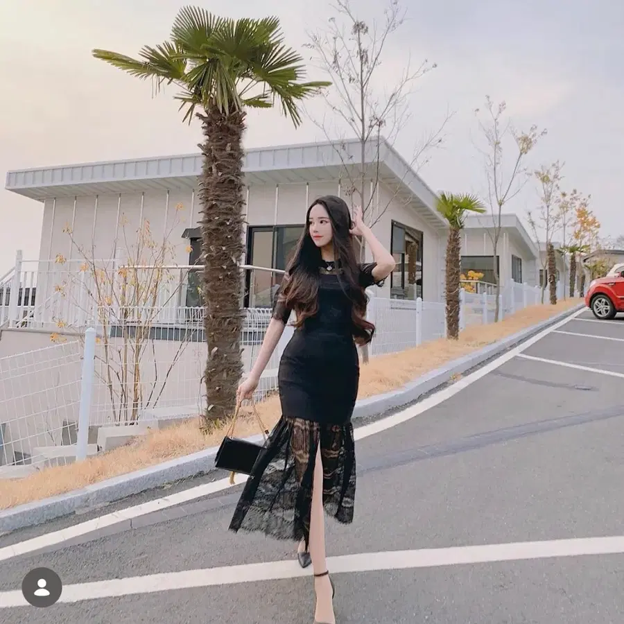 메이윤 레이스 머메이드 원피스