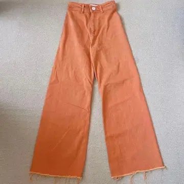 ZARA 와이드 팬츠 오렌지