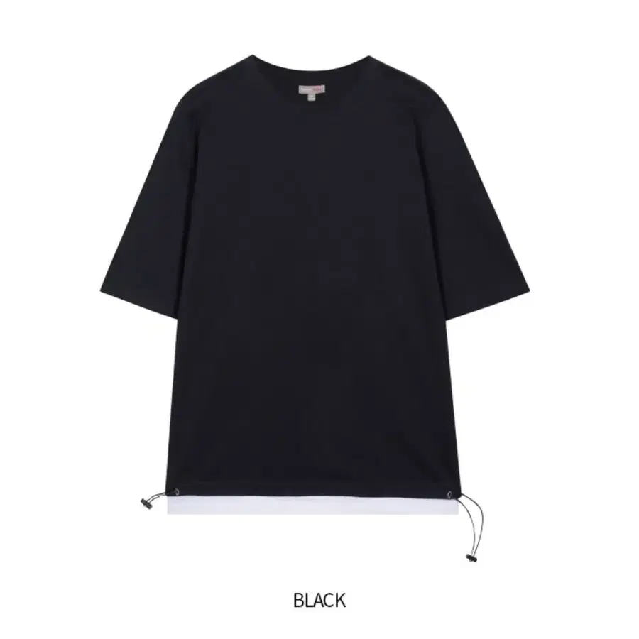 스트링 스토퍼 반팔 티셔츠 m 검정