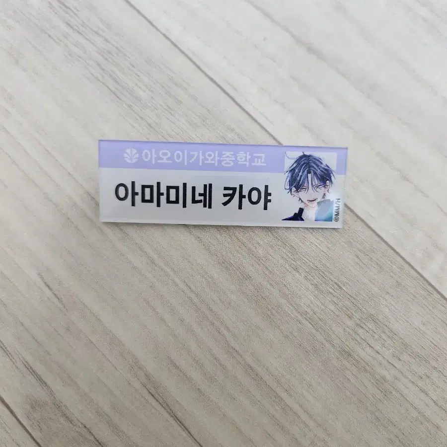 봄과 폭풍의 몬스터 순정만화 카야 명찰 한정