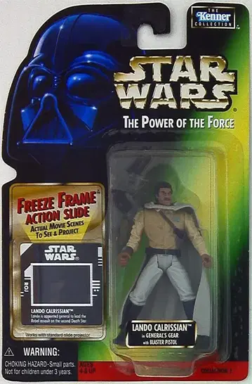 하스브로 재팬 COLLECTION 1 FREEZE FRAME LANDO CALRISSIAN IN GENERALS GEAR WITH BLASTER PISTOL 3.5인치