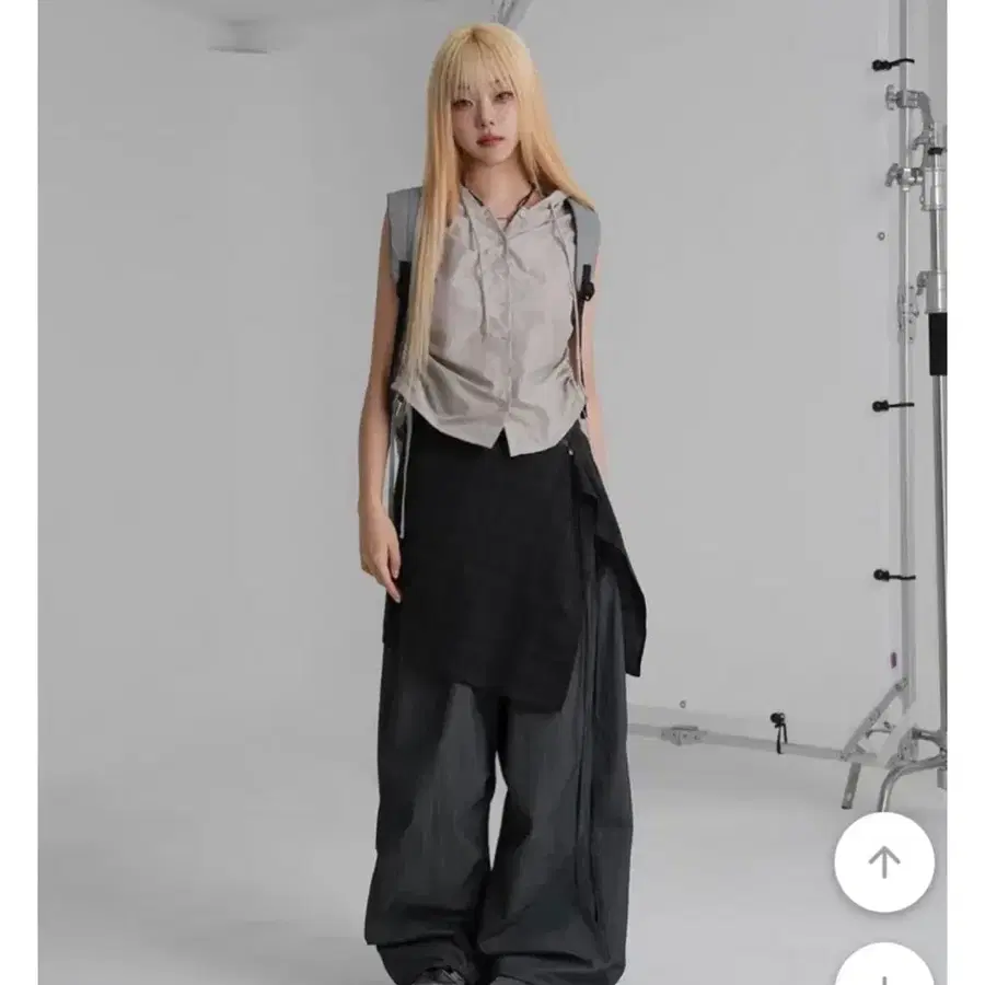 클라브 체크 랩스커트