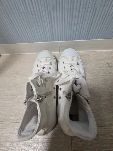 컨버스 올스타 지퍼 화이트
