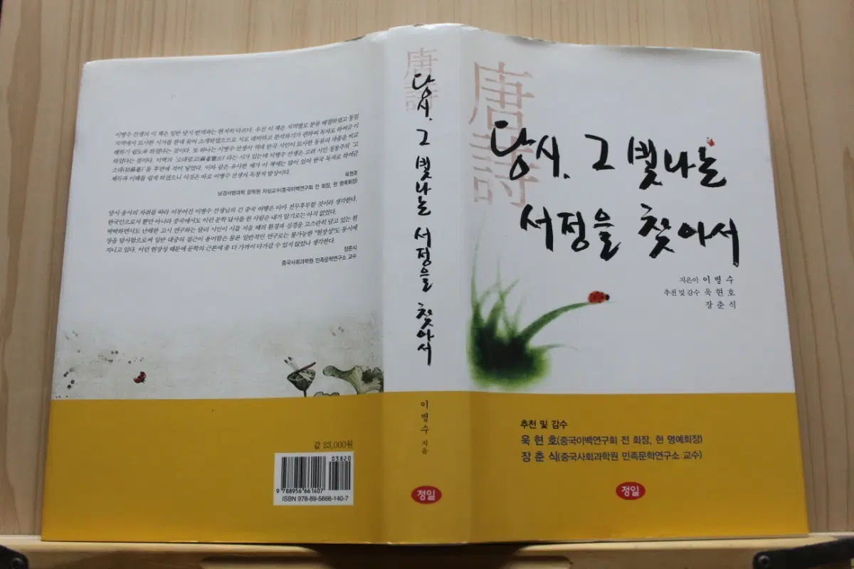[중고책]당시. 그 빛나는 서정을 찾아서 (중국 한시 서적)