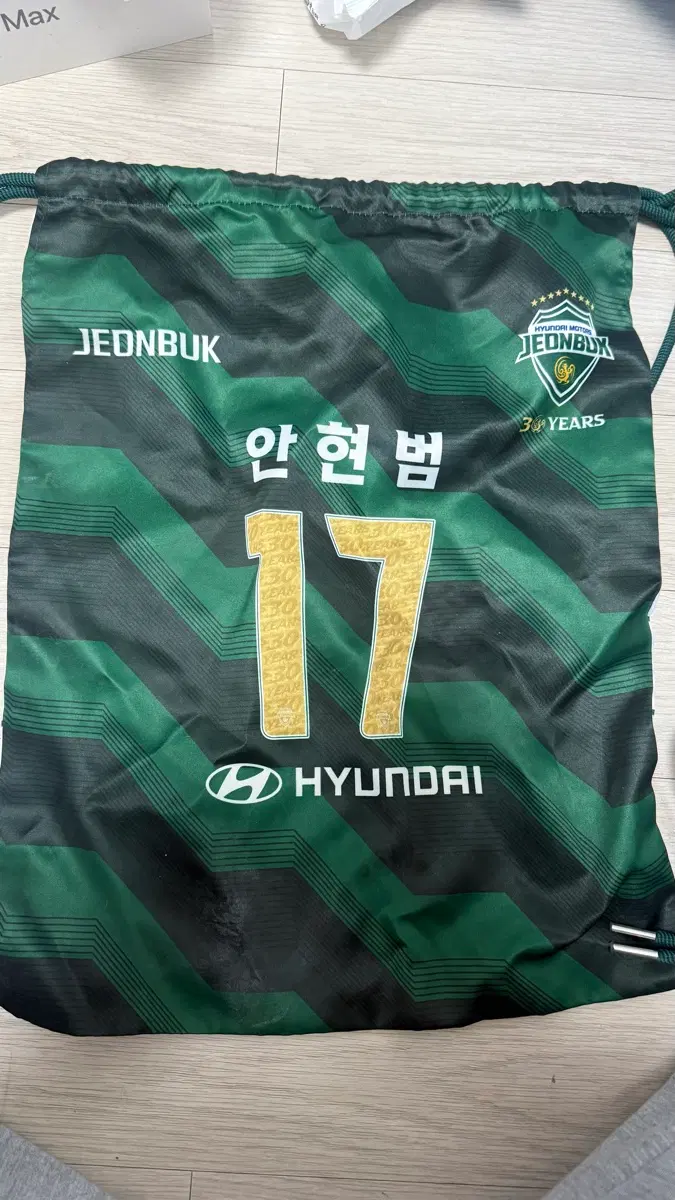 전북 현대 모터스 안현범 17번 짐색